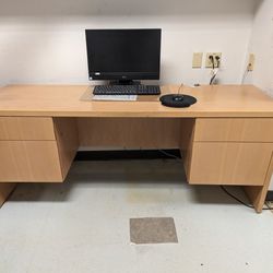 Office Desk With Locking Drawers 