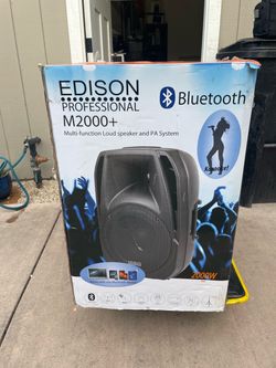 Edison PA Speaker Pair with Stands