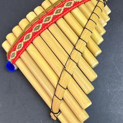 Artesanal Toy 13 Pipes Tuned Handmade Natural Bamboo