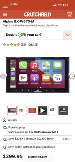 Alpine double din