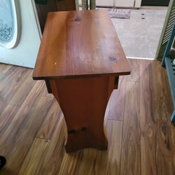 Real wood table