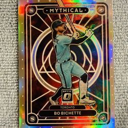 Bo Bichette Toronto Blue Jays 2022 Panini Donruss Optic Mythical Holo Silver Prizm!