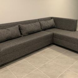 Gray Fabric Sofa Brand New !More Colors Available 