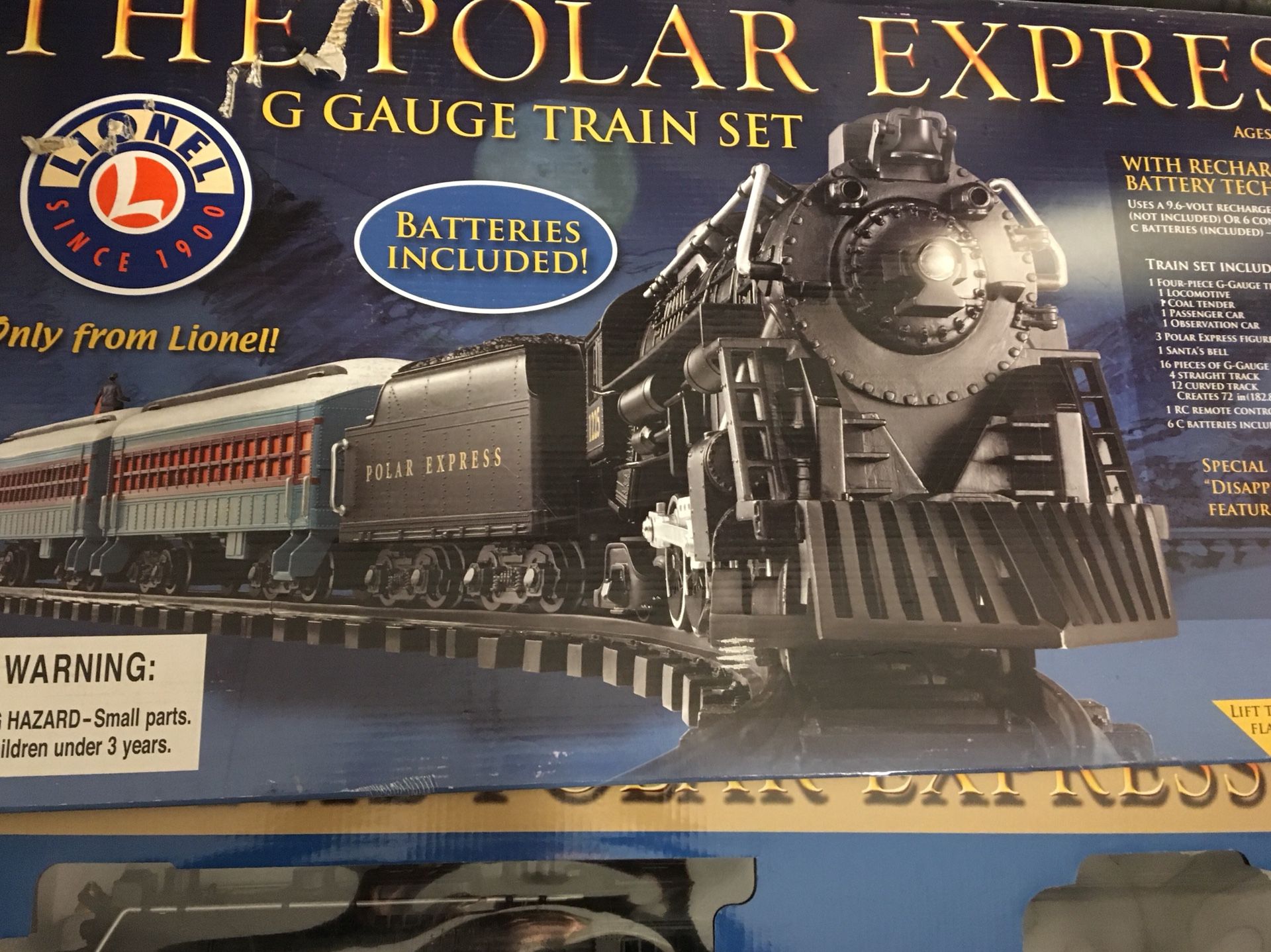 polar express g gauge train set