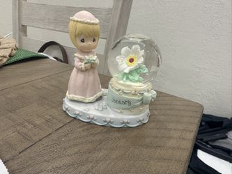 Precious Moments January Snowglobe