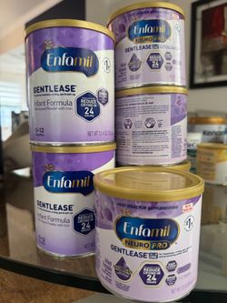 13 latas de fórmula x 100$