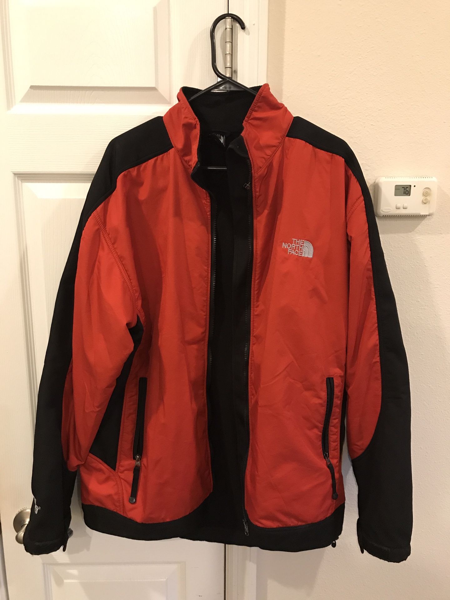 The North Face Red Jacket Wind Breaker Broken Zipper