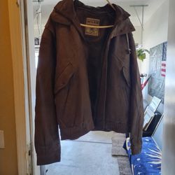 Men's Brown Leather Jacket 