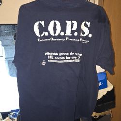 Vintage christian cops shirt size Xl