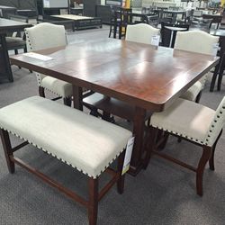 6pcs COUNTERHEIGHT Dining Set