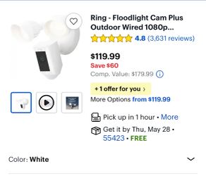 Ring camera