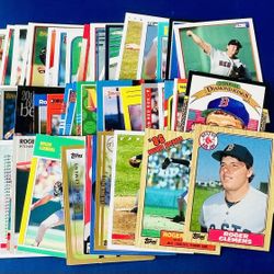 Roger Clemens Baseball Card Lot 