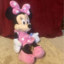 Plush Premium, Minnie, Mouse, Plush Doll