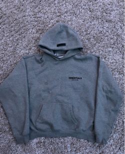 Fear of God Essentials Grey Pullover Hoodie