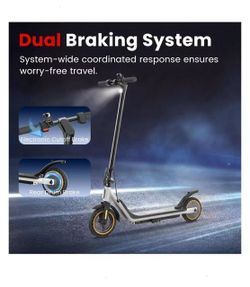 Electric Scooter Adults, 500W Motor 21/19MPH, 8.5" Tire Escooter 25/23/21/18 Miles Foldable Scooters for Adults Commuting, 36V Battery, Double Braking
