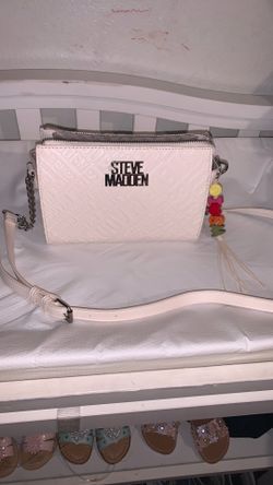 Steve madden white purse never used