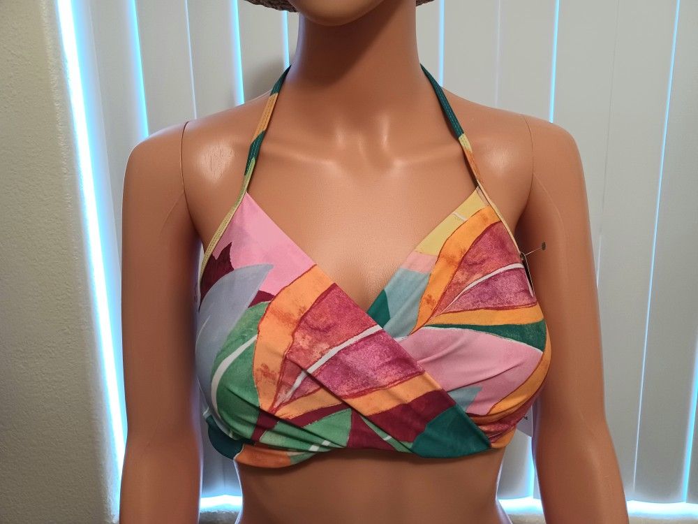 NEW XL Halter Style Bikini Top 