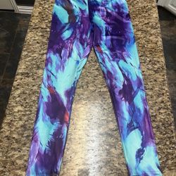 NWOT! Tie Dye Ankle Leggings (lg)