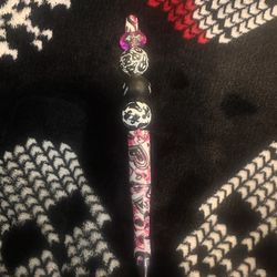 Pumpkin ghost Halloween custom pen Handmade twist black ink pen  skull heart 