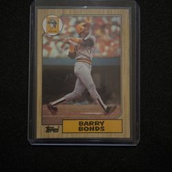 1987 TOPPS BASEBALL CARD #320 BARRY BONDS