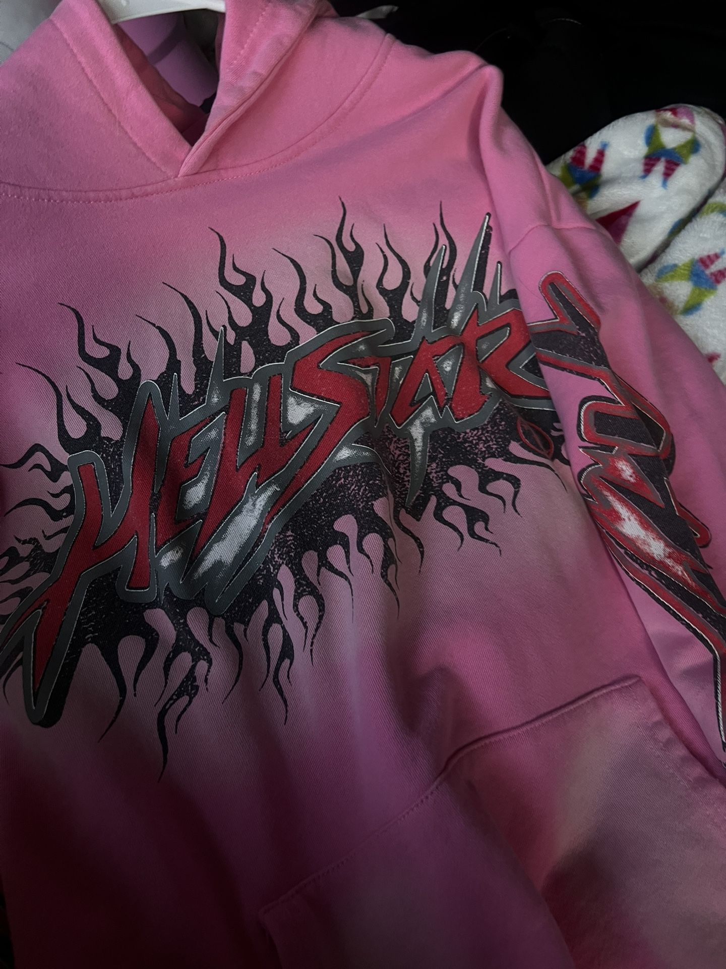 Pink Hell Star Hoodie 
