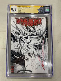 Batman Joker Deadly Duo CGC 9.8 signed Marc Silvestri
