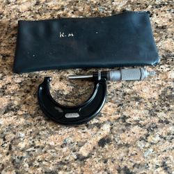 Vintage Miller Falls No. 712 R Micrometer 1-2” With Ratchet Stop USA (Pre-Owned)