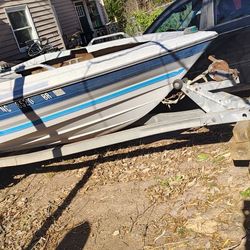 Bote Azul Con blanco 