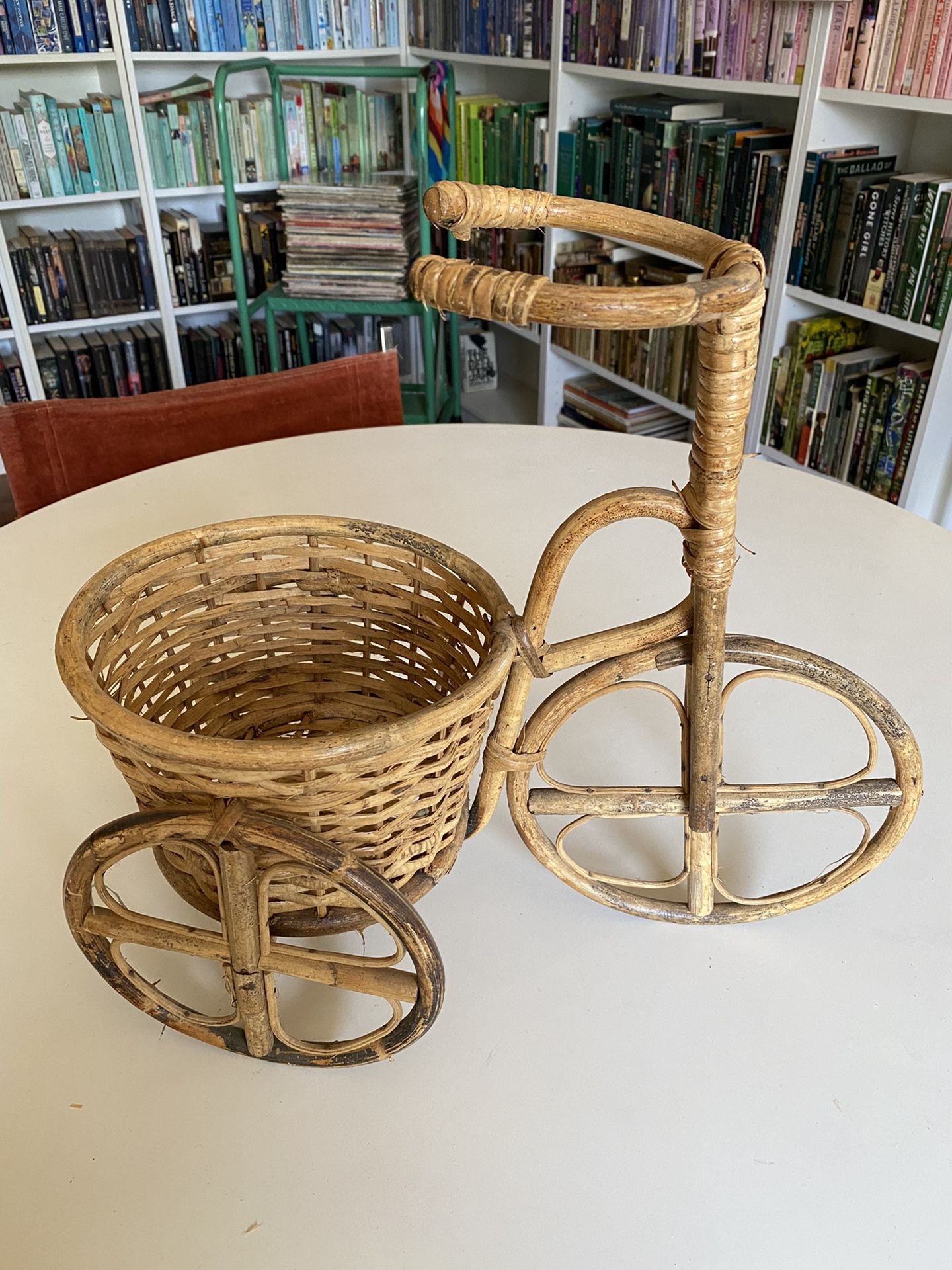 Wicker Bicycle Plant Holder Lawn & Garden - Lawn & Garden