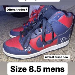 2022 Supreme Dunk ‘By All Means’ Red And Blue