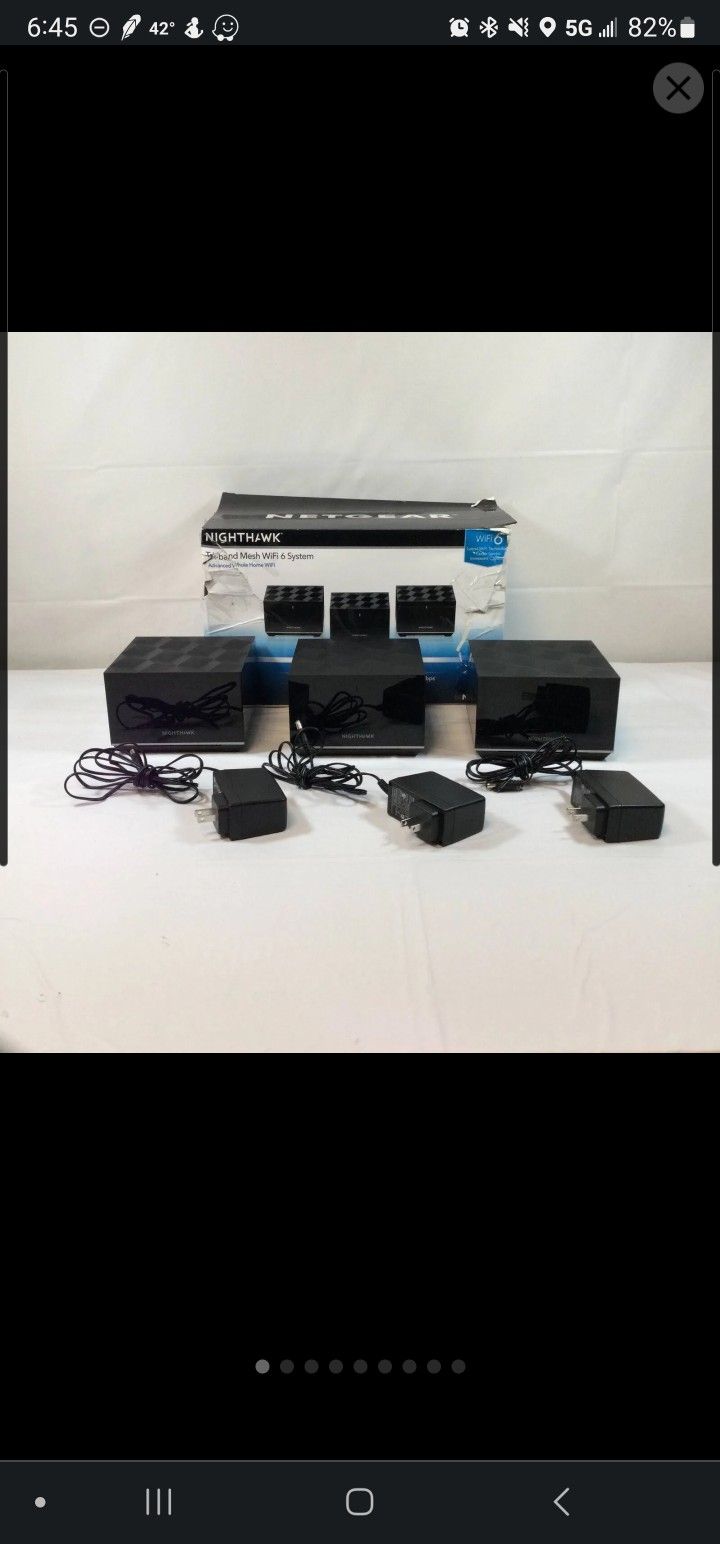 MR80
MR80 — Nighthawk Tri-band Mesh WiFi 6 Router