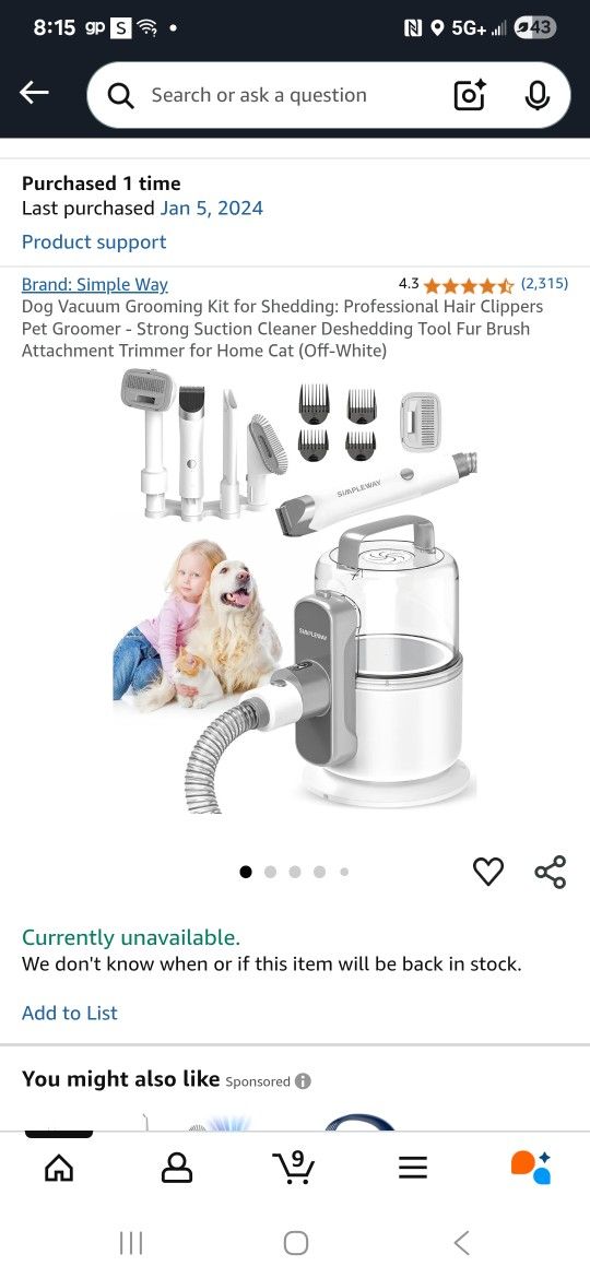 Dog Groomer With Attachments