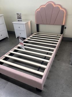 Twin Size Bed Frame With Mattress 