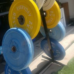Olympic Bumper Plates Weights Set
