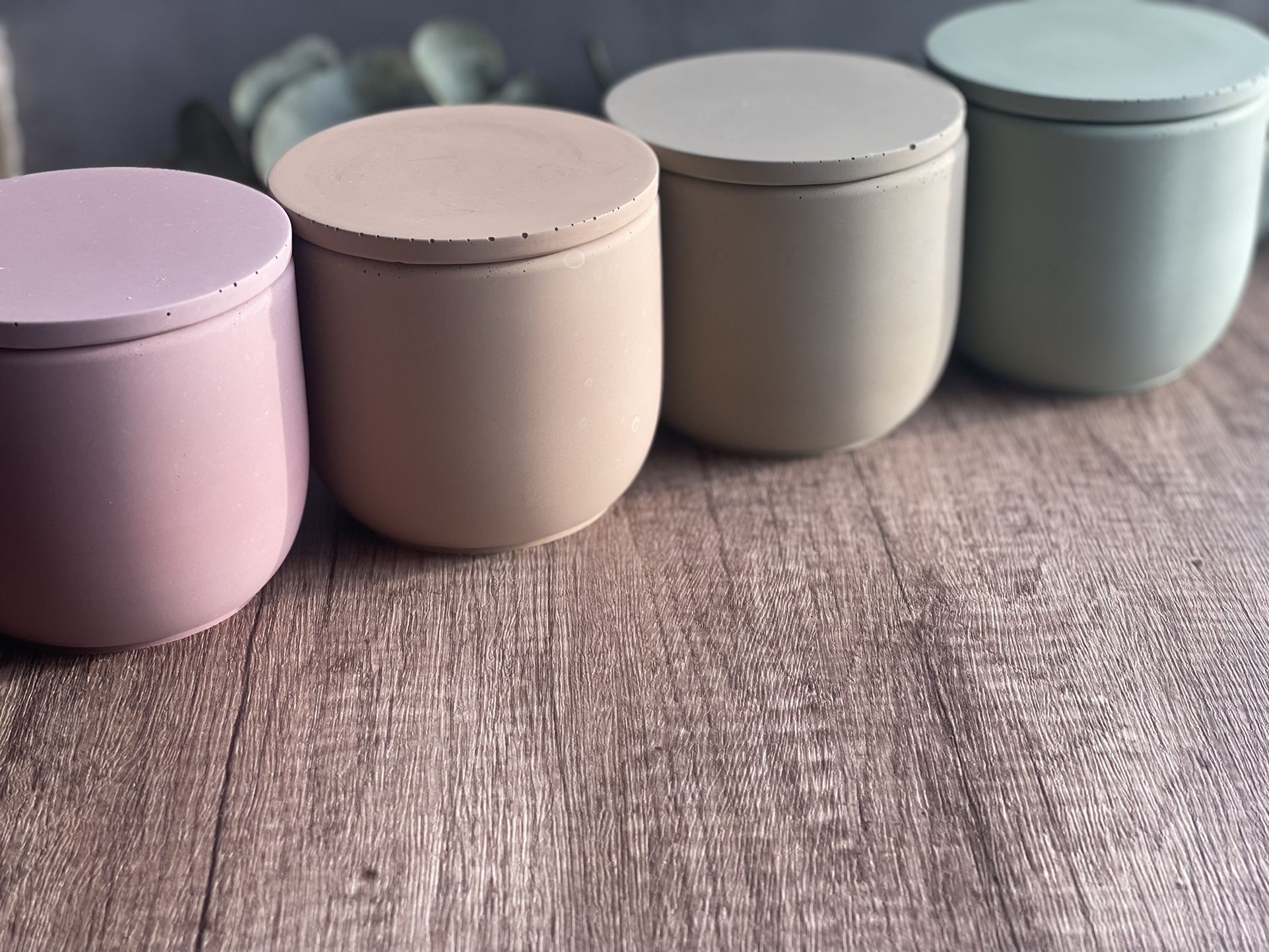 Concrete 3”vessels + Lid