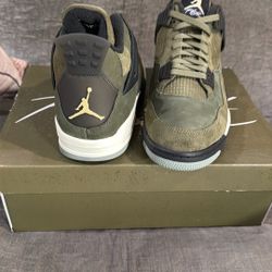 Jordan 4 Craf Olive Size 13