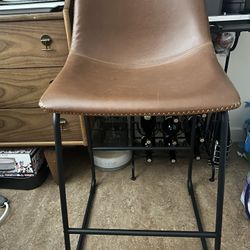 $30 Counter Height Brown Chairs (2)