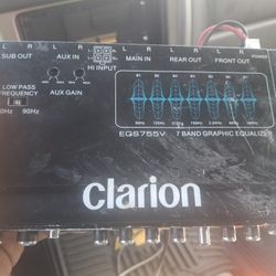 EQUALIZADOR EQUALIZER CLARION GOOD CONDICIÓN ABLO ESPAÑOL 