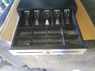 MMF Cash Drawer Black 5 Bills 8 Coin 2 Slot