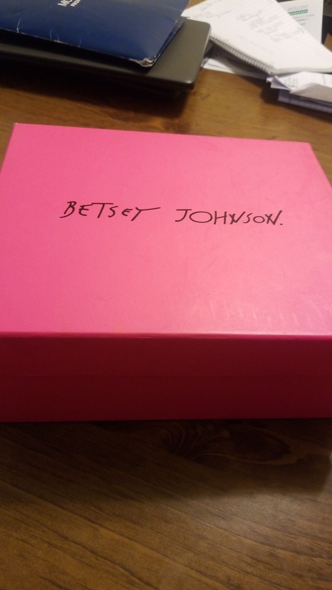 Hadly Blk Pk Dot Size 7 Betsy Johnson heels brand new