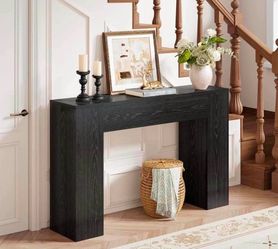 New-Wood Console Table for Entryway Living Room, 43-Inch Small Sofa Table, Farmhouse Rectangular