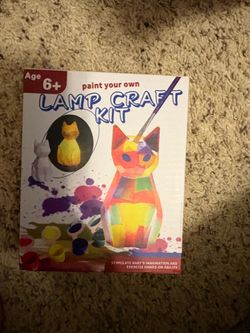 Lamp paint your own craft kit