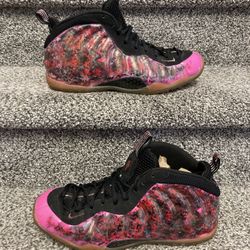 Nike Air Foamposite One Pink Marble Basketball Gym Shoes Adult Size US 10