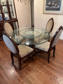 Dining room table and chairs