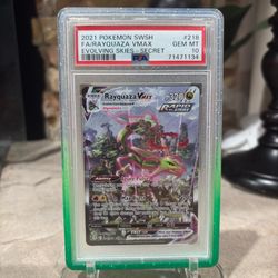 Pokemon Rayquaza VMAX PSA 10
