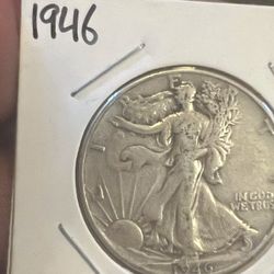 1946 Liberty Walking Half Dollar 