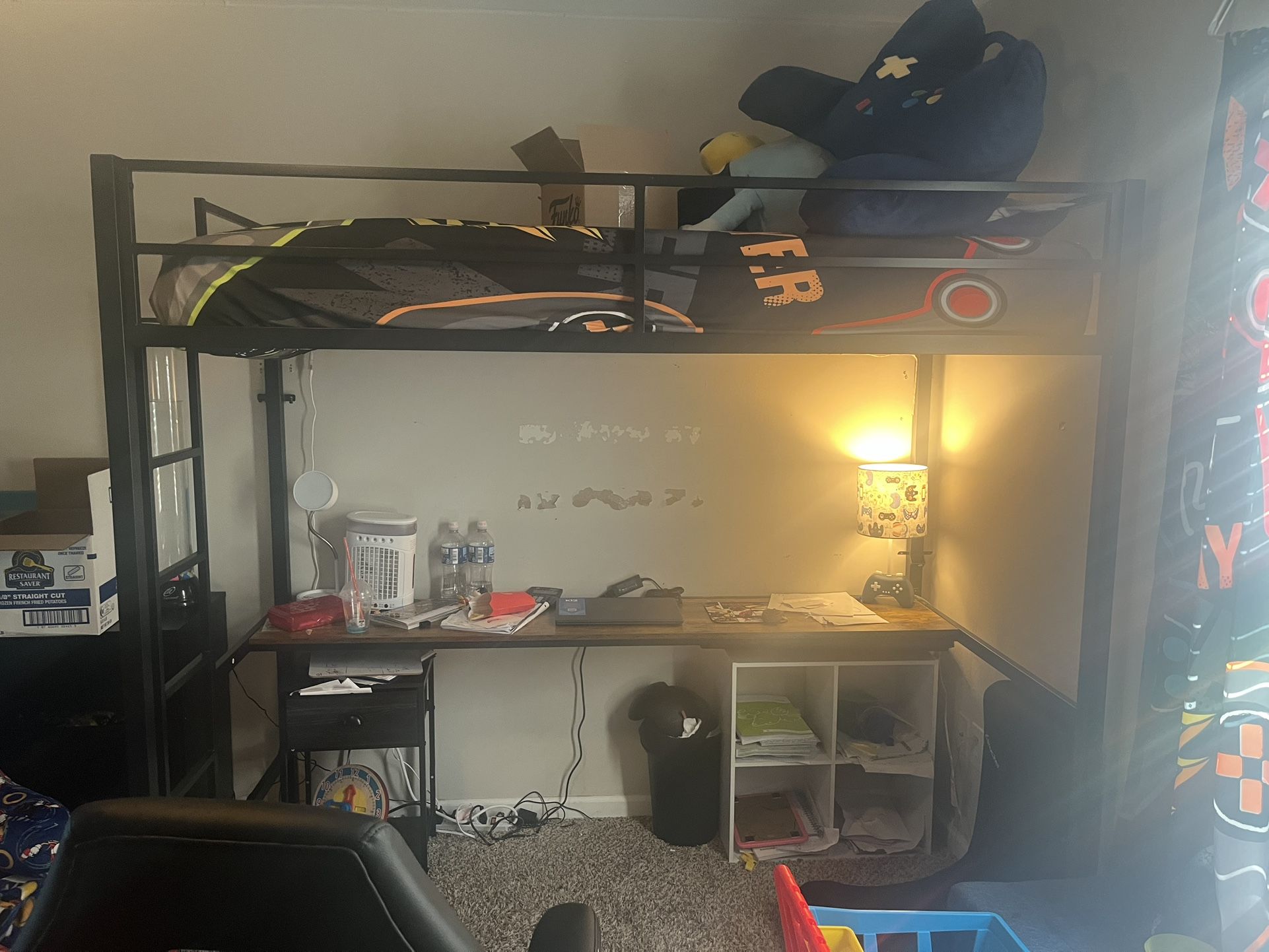 Metal Loft Bed Frame