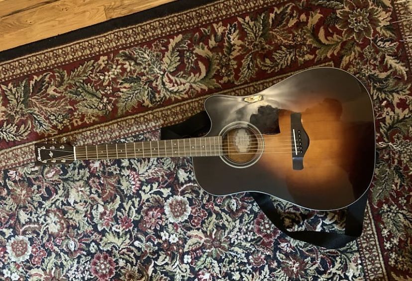 Ibanez AW4000CEBS Artwood Series Acoustic-Electric Guitar 2010s - Sunburst