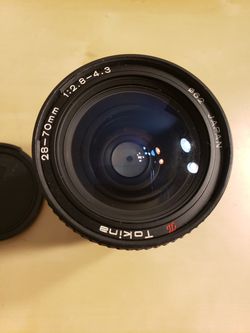 Tokina camera lens 28-70 mm