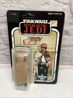 Vintage Star Wars Prune Face Return Of The Jedi Kenner 1983 77 Back